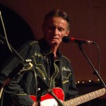 Fran laying down a lick on his Telecaster